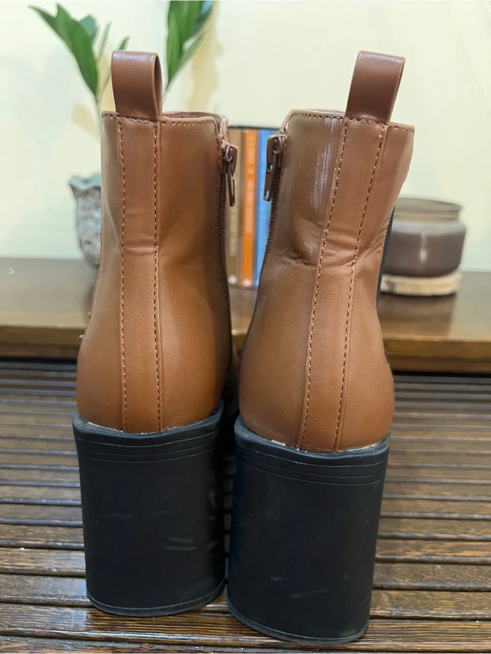 MIA Men's Chukka Boots in Tan Brown Leather